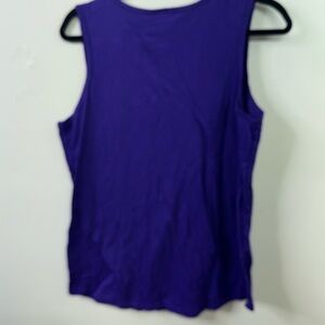 Port and Company Deep Purple Sleeveless Tank Top